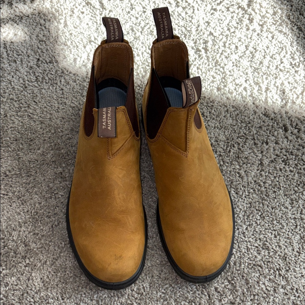 Blundstone Men's Tan Leather Boots